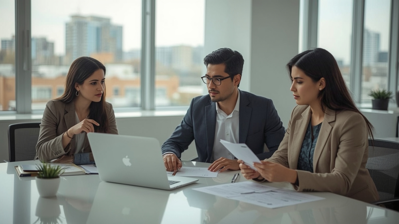 Immigration consultant aiding clients