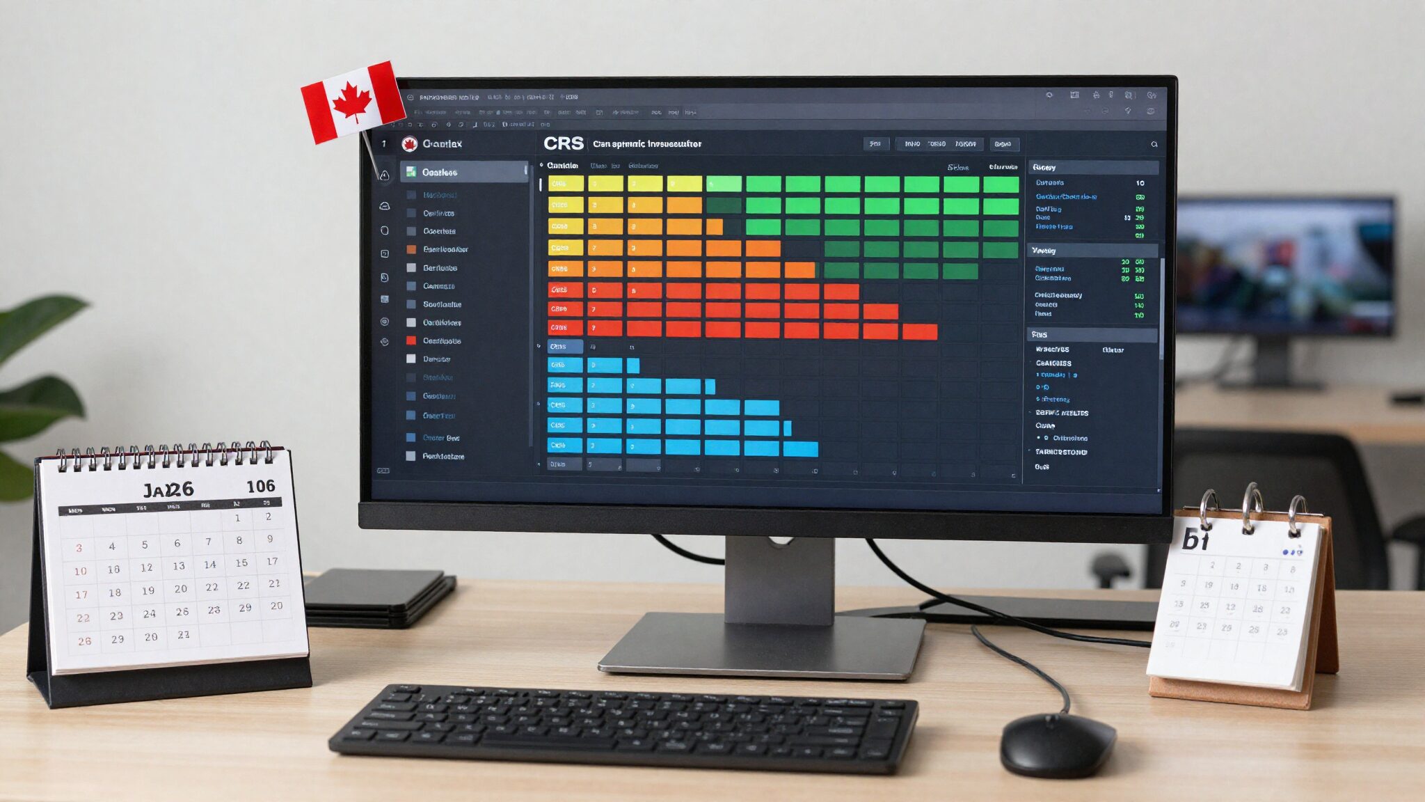 2026 Canada Express Entry CRS points dashboard for UK applicants