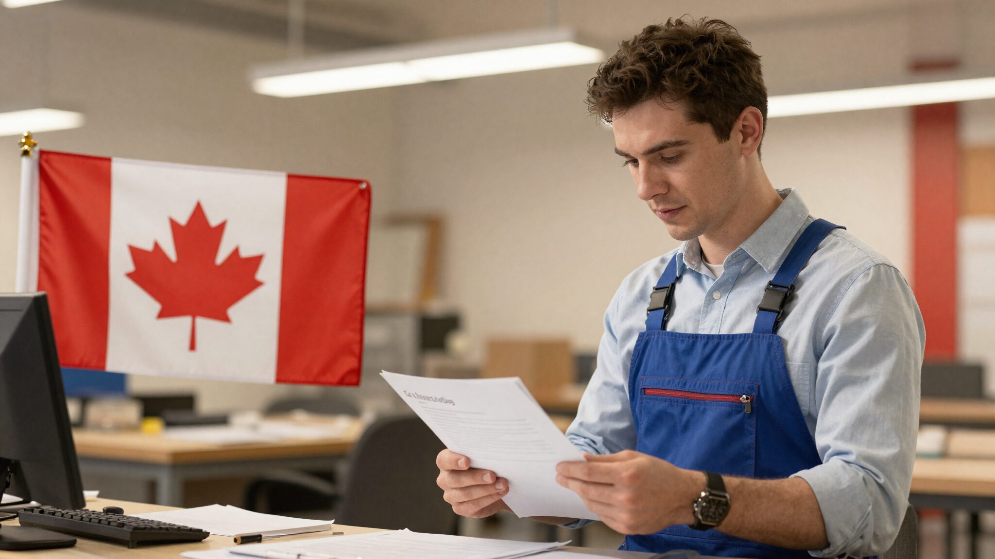 UK skilled worker reviewing CV for Federal Skilled Worker Canada application